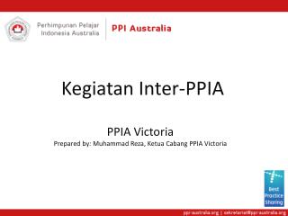 Kegiatan Inter-PPIA