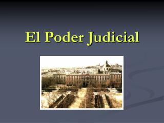 El Poder Judicial