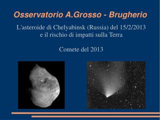 Osservatorio A.Grosso - Brugherio