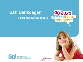 GO! Denkdagen Voorbereidende sessie