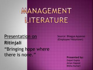 Management Literature