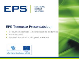 EPS Teenuste Presentatsioon