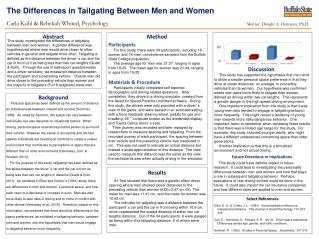 The Differences in Tailgating Between Men and Women