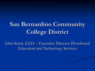 San Bernardino Community College District