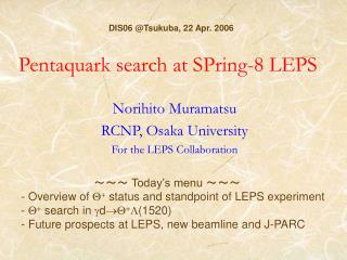 Pentaquark search at SPring-8 LEPS