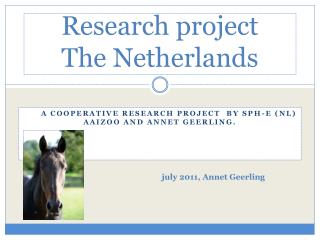 Research project The Netherlands