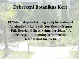 Debreceni Botanikus Kert