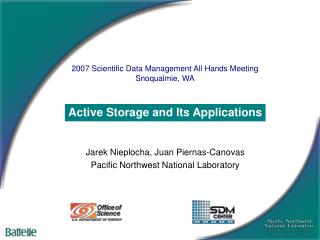 Active Storage and Its Applications