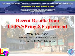 Recent Results from LEPS/SPring-8 Experiment