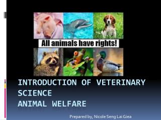 Introduction of veterinary science Animal Welfare