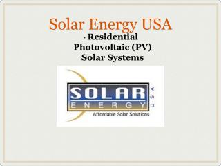 Solar Energy USA