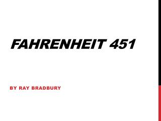 Fahrenheit 451