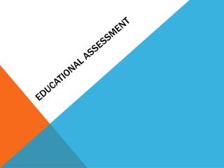 Educational assessment