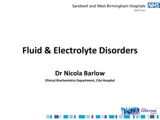 Fluid &amp; Electrolyte Disorders