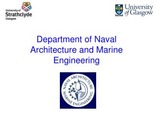 Department of Naval Architecture and Marine Engineering