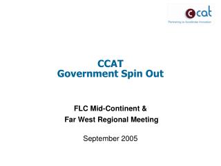 CCAT Government Spin Out