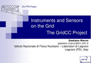 Instruments and Sensors on the Grid