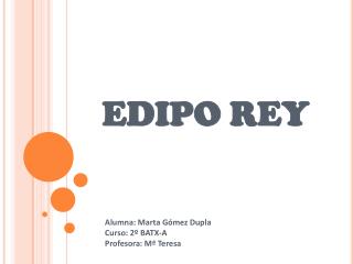 EDIPO REY