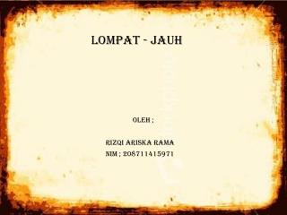 LOMPAT - JAUH