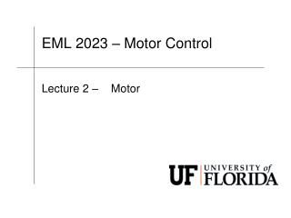 EML 2023 – Motor Control