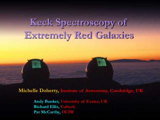 Keck Spectroscopy of Extremely Red Galaxies