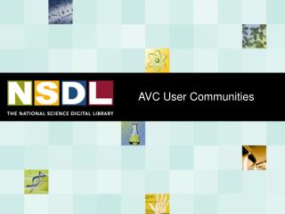 AVC User Communities