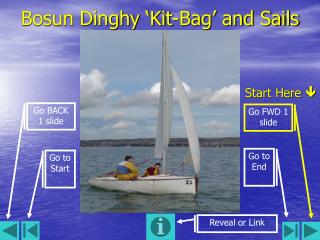 Bosun Dinghy ‘Kit-Bag’ and Sails