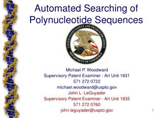 Automated Searching of Polynucleotide Sequences
