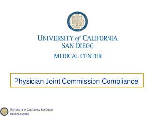 Physician Joint Commission Compliance