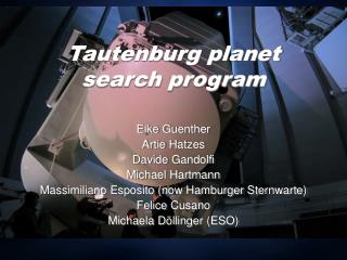 Tautenburg planet search program