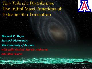 Two Tails of a Distribution : The Initial Mass Functions of Extreme Star Formation