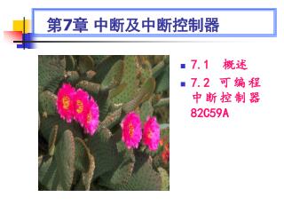 第 7 章 中断及中断控制器