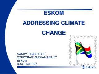 ESKOM ADDRESSING CLIMATE CHANGE