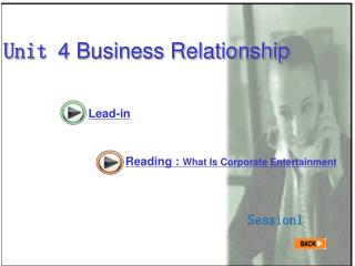 Unit 4 Business Relationship