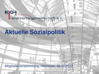 Mitgliederversammlung, Hannover, 26.11.2012