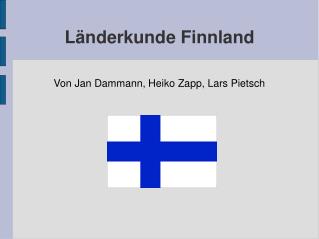 Länderkunde Finnland