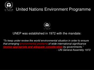 United Nations Environment Programme