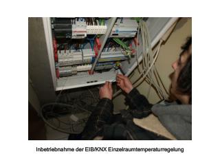 Inbetriebnahme der EIB/KNX Einzelraumtemperaturregelung