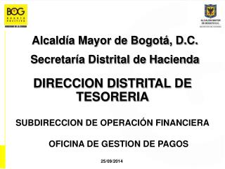 DIRECCION DISTRITAL DE TESORERIA