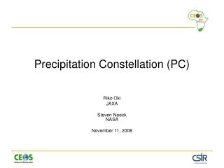 Precipitation Constellation (PC)
