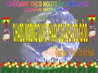 TRÖÔØNG THCS NGUYEÃN VAÊN NGHI