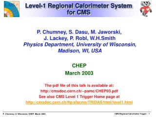Level-1 Regional Calorimeter System for CMS