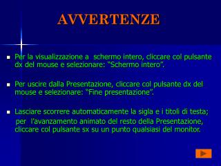 AVVERTENZE