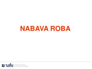 NABAVA ROBA