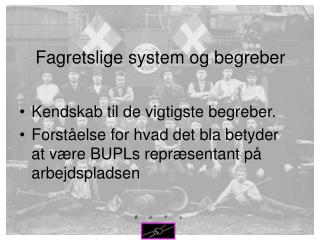 Fagretslige system og begreber