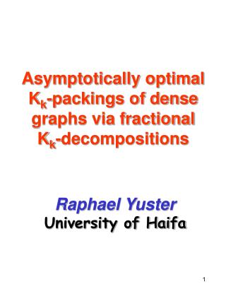 Asymptotically optimal K k -packings of dense graphs via fractional K k -decompositions