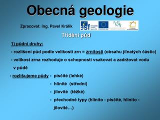 Obecná geologie