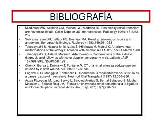 BIBLIOGRAFÍA