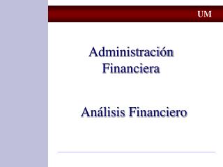 Administración Financiera