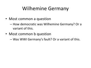 Wilhemine Germany